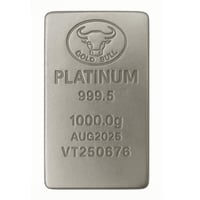 سبيكة بلاتين GOLD BULL عيار 999.5 بوزن 1 كيلوغرام