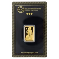 سبيكة ذهب بي تي سي عيار 24 بوزن 5 غرام