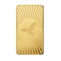 سبيكة ذهب آر جي (الصقر) عيار 24 بوزن 15 غرام