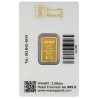 سبيكة ذهب عيار 24 وردة مصاغ بوزن 2.5 غرام