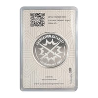 جنيه فضة ديدبول عيار 999 بي تي سي بوزن 50 غرام