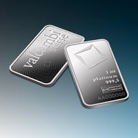 سبيكة بلاتين فالكامبي عيار 999.5 بوزن 31.1 غرام