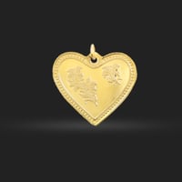 سبيكة بتعليقة ذهب عيار 24 بوزن 8 غرام قلب ديوان ال...