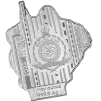 أونصة فضة غوريلا بورتون موريس ماركة بامب عيار 999....