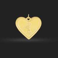 سبيكة بتعليقة ذهب عيار 24 بوزن 8 غرام قلب ديوان ال...