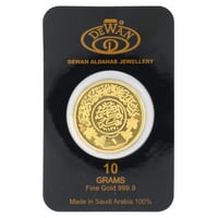 ريال ذهب سعودي عيار 24 بوزن 10 غرام بنقاء 999.9