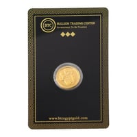 جنيه ذهب ميني ماوس عيار 24 بي تي سي بوزن 4 غرام