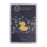 بطة ذهب بي تي سي عيار 24 بوزن 5 غرام