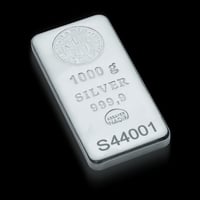 سبيكة فضة نادر بنقاء 999.9 بوزن 1 كيلوغرام