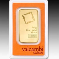 سبيكة ذهب فالكامبي عيار 24 بوزن 50 غرام
