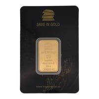 سبيكة ذهب Save in Gold عيار 24 بوزن 20 غرام