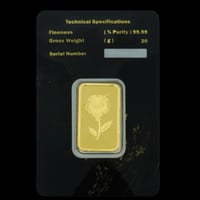 سبيكة ذهب Save in Gold عيار 24 بوزن 20 غرام