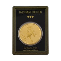 جنيه ذهب ميني ماوس عيار 24 بي تي سي بوزن 40 غرام