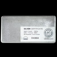 سبيكة فضة نادر بنقاء 999.9 بوزن 1 كيلوغرام