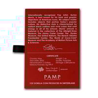 أونصة فضة غوريلا بورتون موريس ماركة بامب عيار 999....