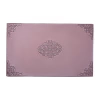 طقم دعاسات مطرزة Bianca لون وردي