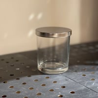 علبة زجاج شفاف