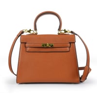 khaki Bag brown| لارج كايلي (جملي) بحديده ذهبيه با...