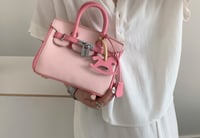 ‏Birken Bag Pink ميني بيركن ( وردي ) 20 سم