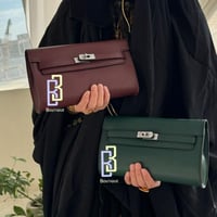 clutch Burgundy || كلوتش عنابي