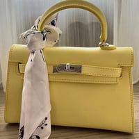 khaki Bag yellow ميني كيلي ( أصفر )بالحجم الوسط