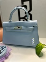 khaki Bag Baby blue | ميني كايلي ( سماوي فاتح)بالح...
