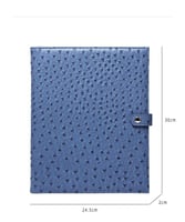 فولدر الاخضر بجلد النعام