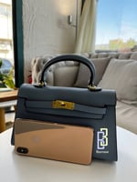 Baby Blue gold Bag | ميني كايلي (سماوي) حديده ذهبي...