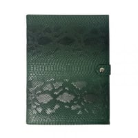 فولدر الأخضر بجلد الأفعي