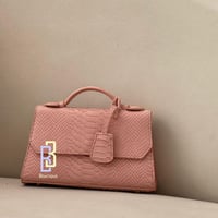 كروس بجلد الافعى | Maroon الوردي