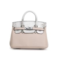 ‏Birken Bag off white ميني بيركن ( سكري) بجلد التم...
