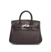 ‏Birken Bag brown (coffee)ميني بيركن ( بني لون الك...