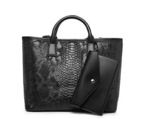 شنطة كتف Tote Bag (Shopping Bag) بجلد الافعى العنا...