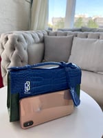 كروس بجلد التمساح | Maroon الكحلي و الأخضر