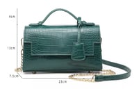 كروس بجلد التمساح | Maroon رصاصي و بني