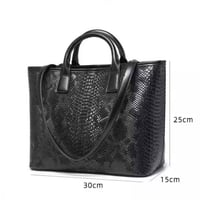 شنطة كتف Tote Bag (Shopping Bag) بجلد الافعى الاخض...