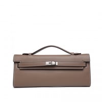 Kelly Cut clutch khaki || كايلي كت كلوتش رمادي