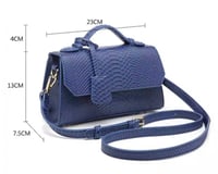 كروس بجلد الافعى | Maroon الكحلي