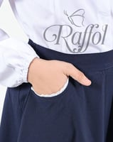 تنورة كحلي بكلفة _ TK2