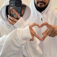 هودي شتوي رجالي نسائي تطريز حسب الطلب