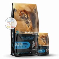أكل قطط برو بيرفورمنس جاف بالدجاج والسمك للقطط الب...