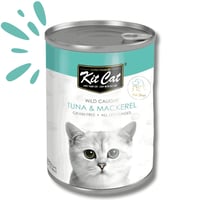 أكل قطط كت كات تونا والسمك الأسقمري 400 جرام غذاء...