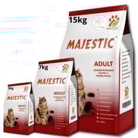 اكل قطط من ماجيستك طعام جاف للقطط البالغة متعدد ال...