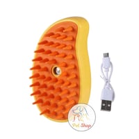 مشط بخار مع شاحن USB لفرو القطط