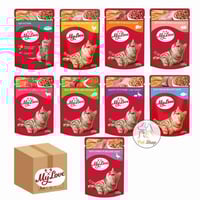 ماي لوف طعام قطط رطب بنكهات مشكلة 100 جرام