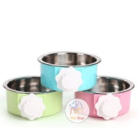 وعاء ستيل للقطط والكلاب قابل للازاله متعدد الالوان