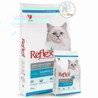 ريفلكس طعام جاف للقطط المعقمة بنكهة السلمون والارز...
