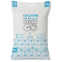 رمل صناعي من فيلاين قو عالي التكتل للقطط 10 لتر بع...