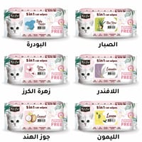 كت كات مناديل معطرة 5 في 1 للقطط 80 حبة – عناية مث...