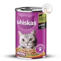 ويسكاس طعام قطط رطب بنكهة لحم الغنم مع الديك الروم...